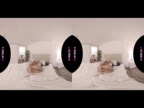 ❤️ PORNBCN VR Awọn obinrin aṣebiakọ meji ji dide ni 4K 180 3D foju otito Geneva Bellucci Katrina Moreno ️ Ohun onihoho didara